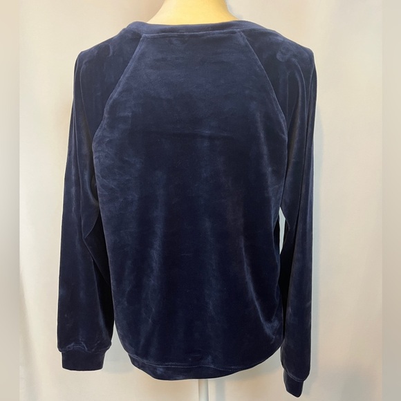 Gloria Vanderbilt Dark Blue Polyester Long Sleeve Sweater Size Medium - Picture 8 of 8